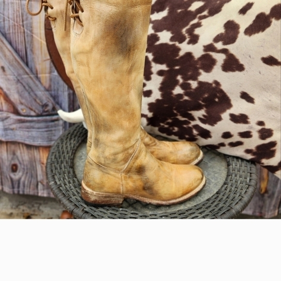 Rustic MANCHESTER Bed Stu Distressed Boots - Picture 9 of 12